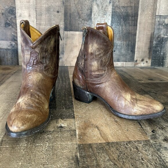 Old Gringo Side Zip Round Toe Cowboy Western Boots Womens 5.5 B - Picture 11 of 12